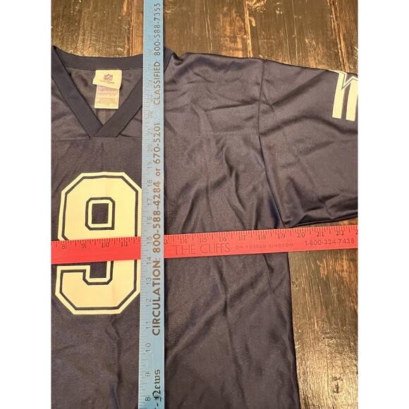 Dallas Cowboys Tony Romo #9 Navy Blue NFL Team Apparel Jersey Men’s Large - Picture 7 of 7
